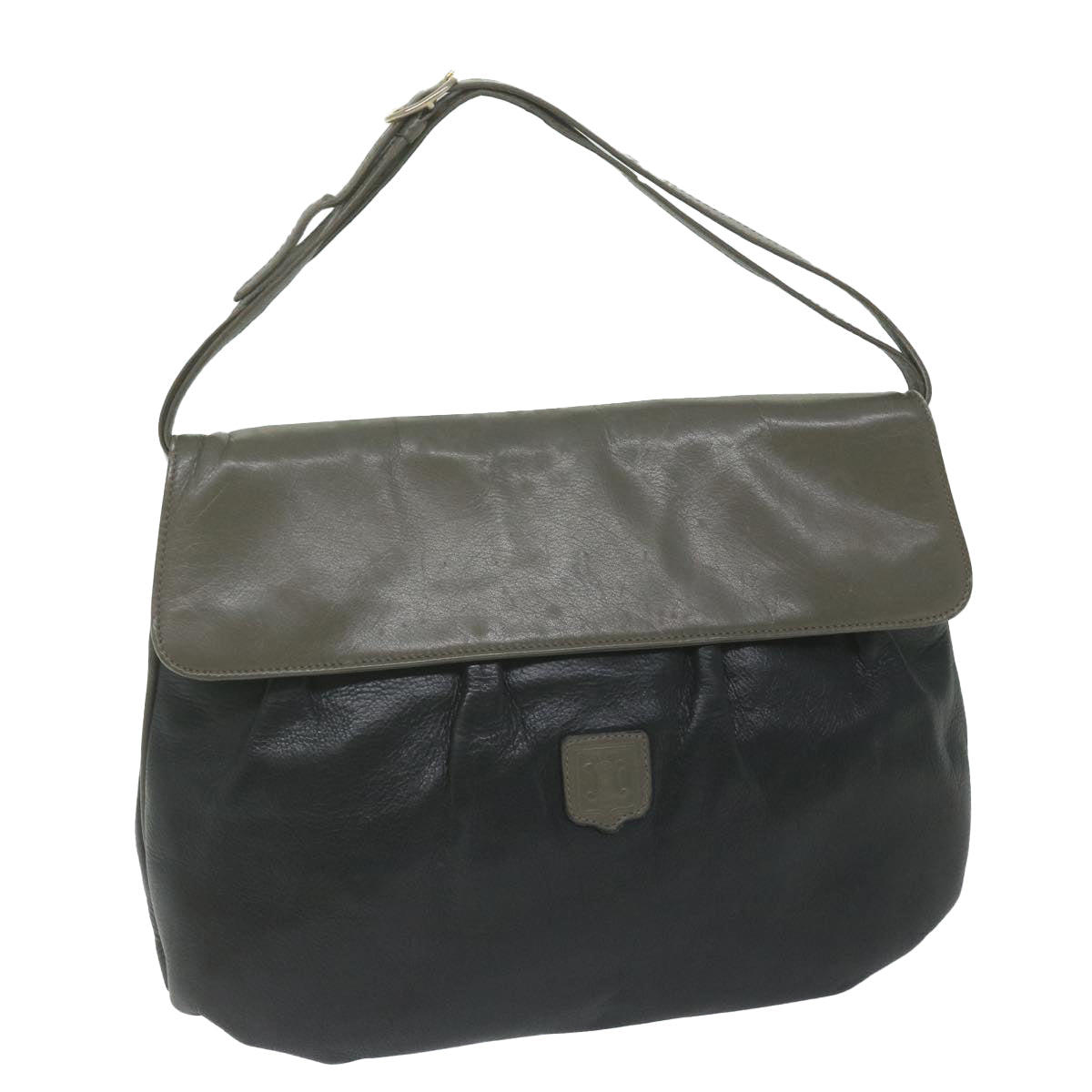 Luxury CELINE Shoulder Bag Leather Black ar11210