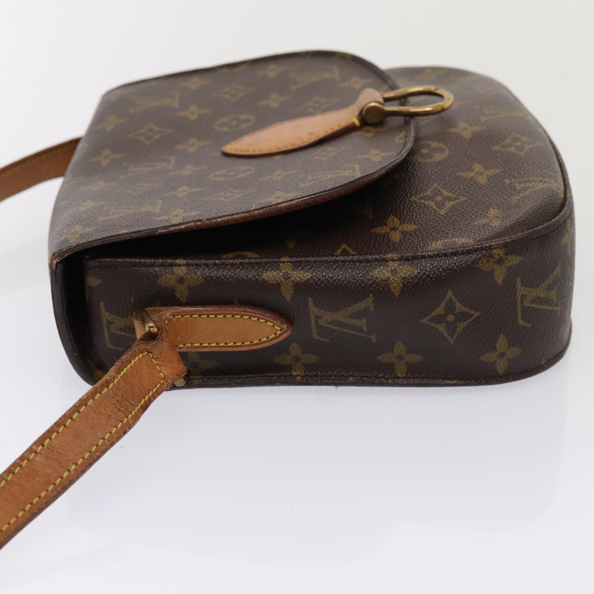 LOUIS VUITTON Monogram Saint Cloud GM Shoulder Bag M51242 LV Auth ar12476