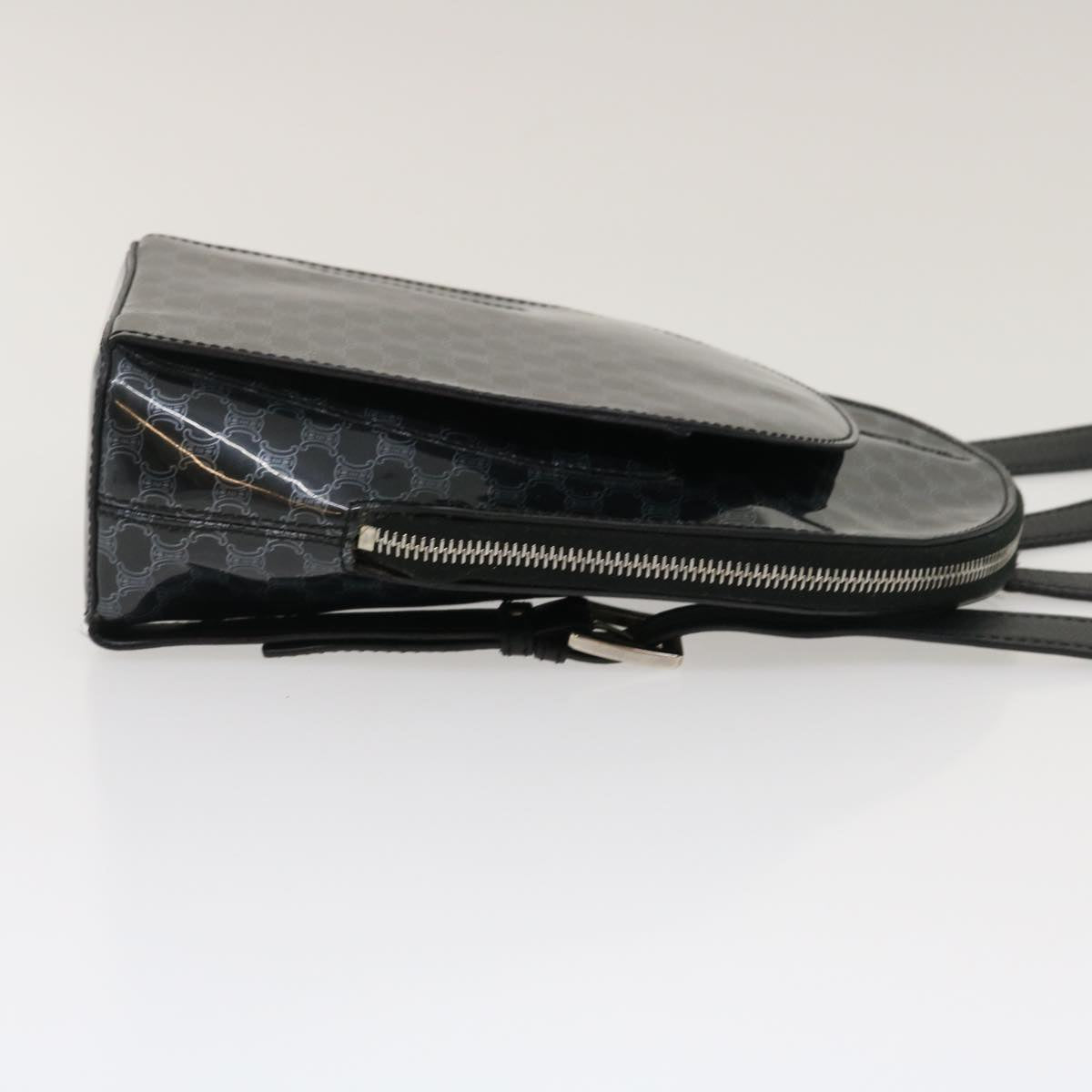 Luxury CELINE Macadam Backpack Vinyl Black ar6749