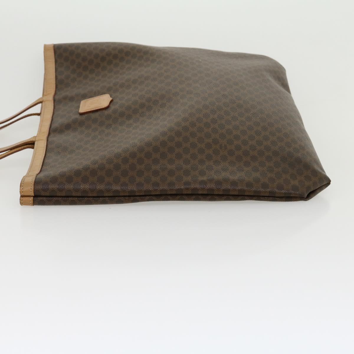 Luxury CELINE Macadam Canvas Tote Bag Brown ar7191