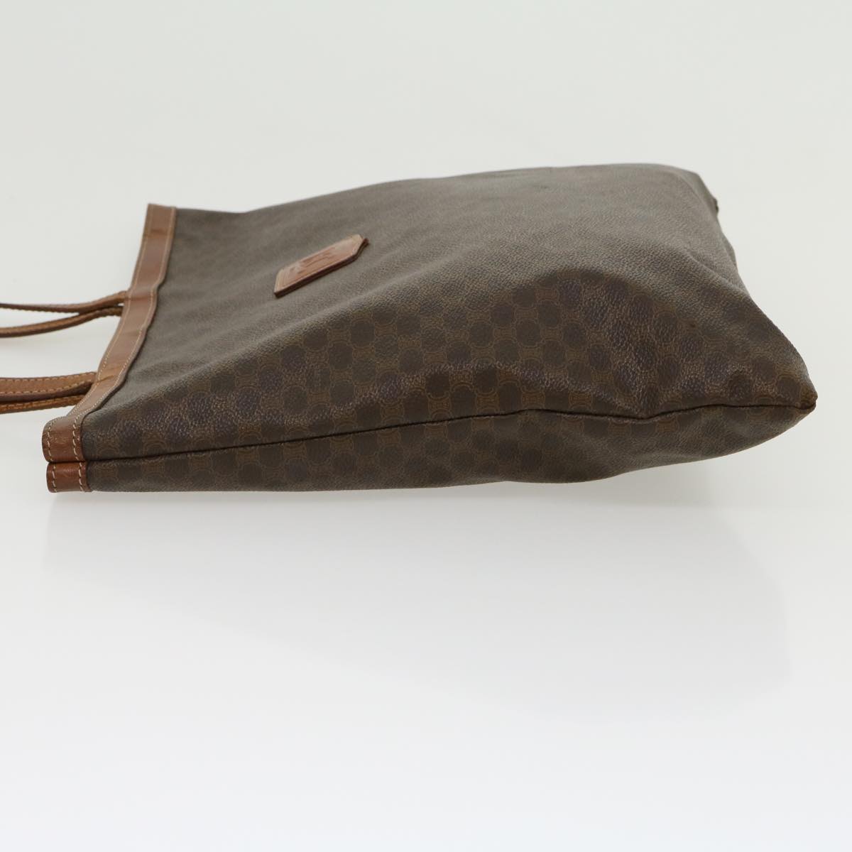 Luxury CELINE Macadam Canvas Tote Bag Brown ar7192