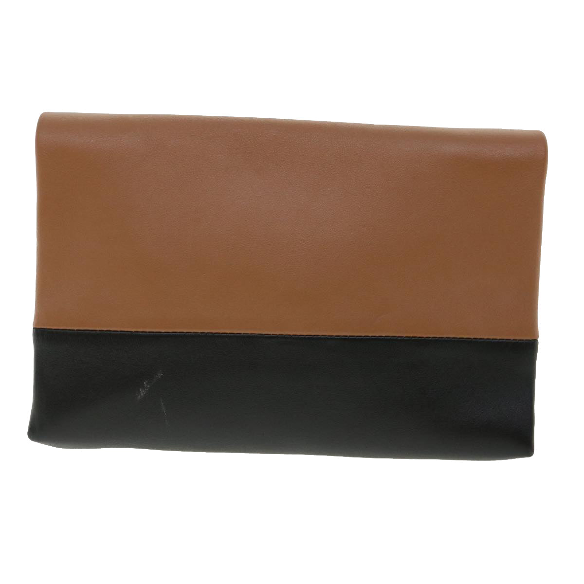 Luxury CELINE Pouch Leather Black Brown ar8106B