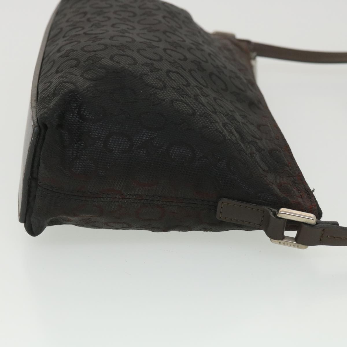 Luxury CELINE C Macadam Canvas Shoulder Bag Black ar9020
