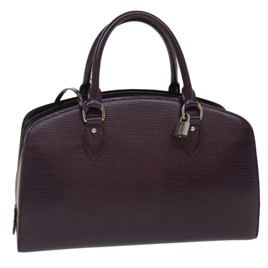 LOUIS VUITTON Epi Pont Neuf PM Hand Bag Purple Cassis M5907K LV ar9192