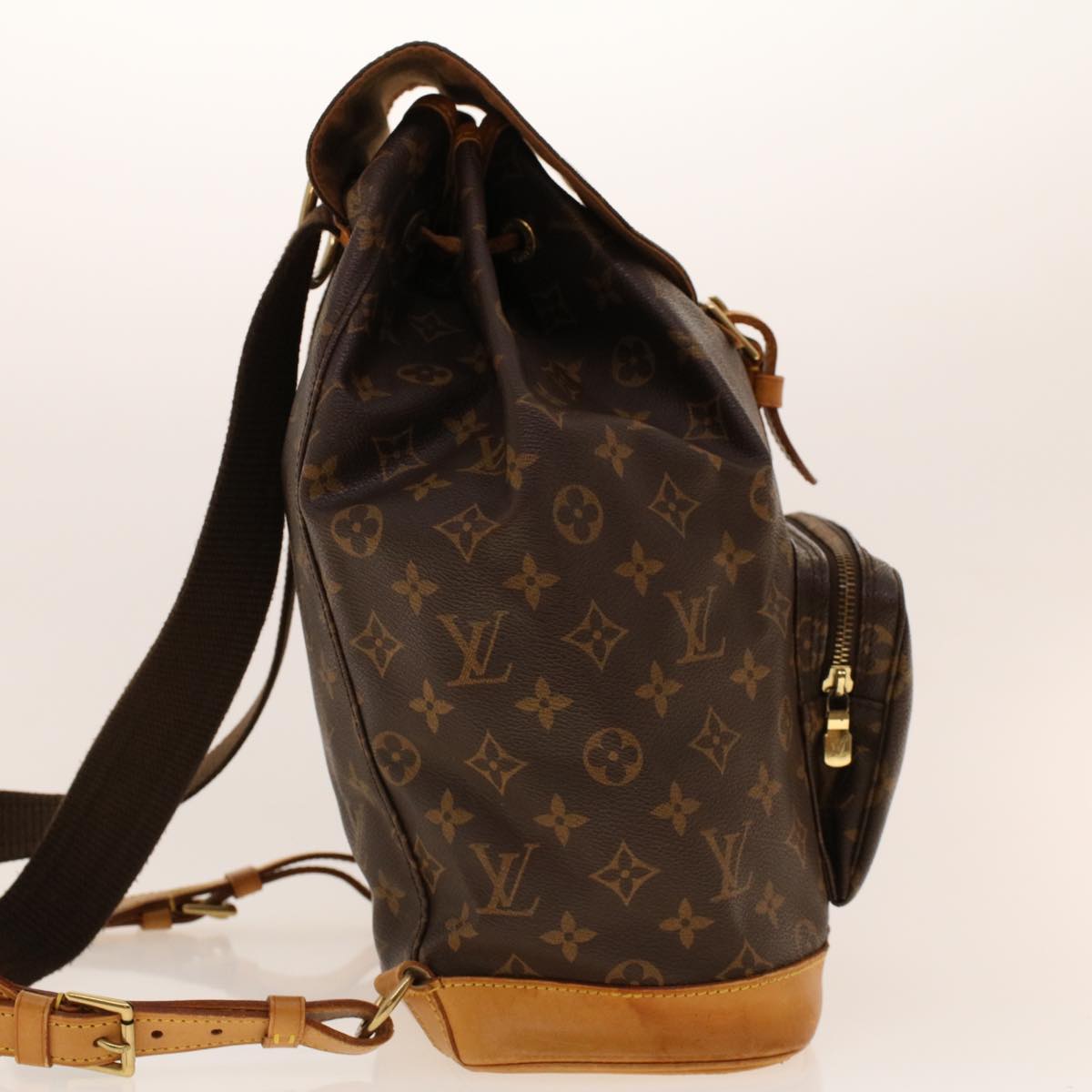 LOUIS VUITTON Monogram Montsouris GM Backpack M51135 LV Auth ar9335B
