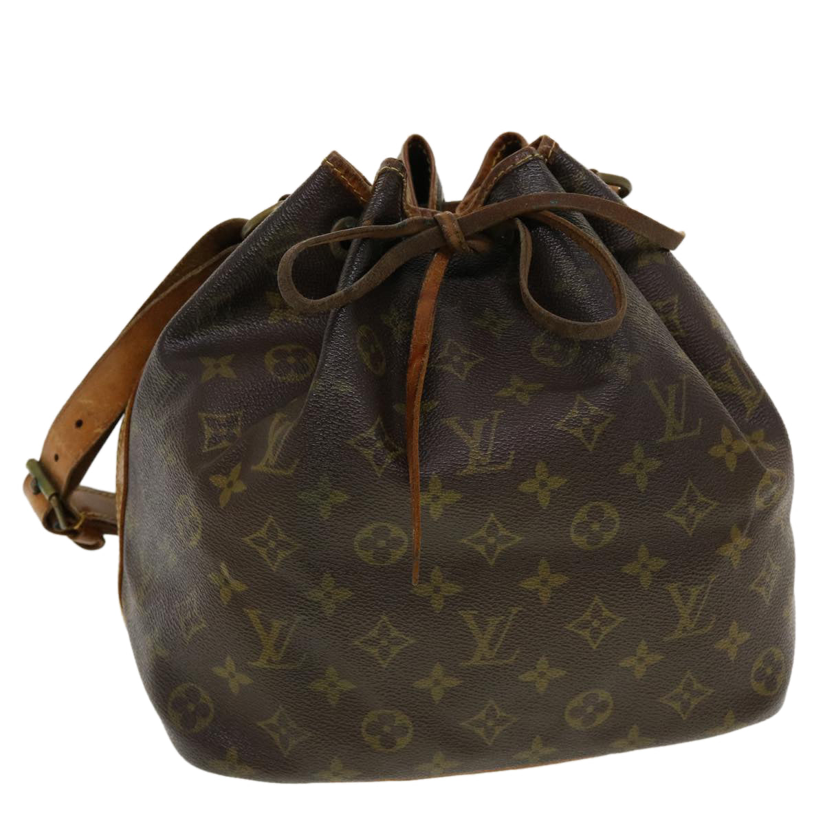 LOUIS VUITTON Monogram Petit Noe Shoulder Bag M42226 LV ar9355B