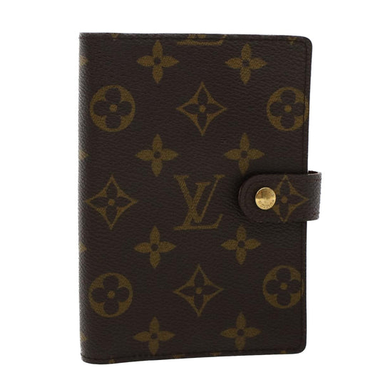 LOUIS VUITTON Monogram Agenda PM Day Planner Cover R20005 LV Auth ar9904B