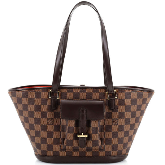 Louis Vuitton Manosque Handbag Damier Pm