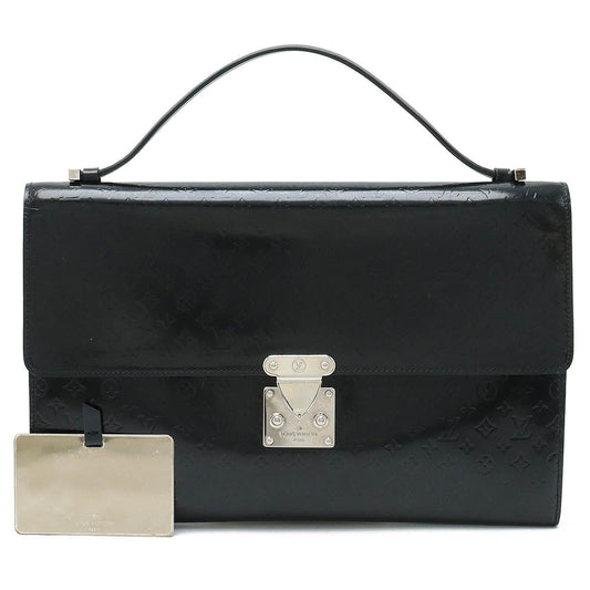 LOUIS VUITTON Louis Vuitton Monogram Miniglass Anushka GM Handbag Cracksack Noir Black Black Silver M92229