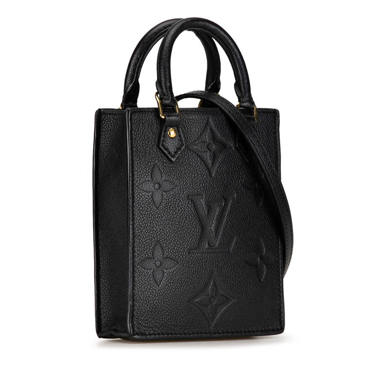 Louis Vuitton Monogram Amplant Pitt Sacpra Handbag Shoulder Bag 2WAY M81417 Noir Black Leather Louis Vuitton