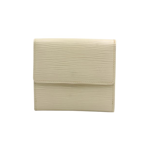 LOUIS VUITTON Epi Leather Cream Wallet