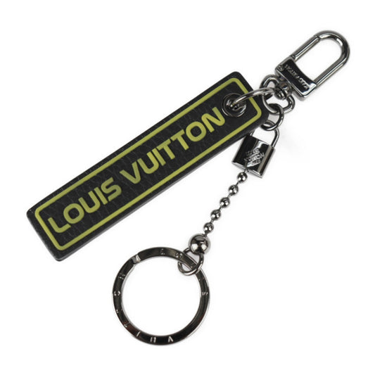 Louis Vuitton yellow Leather Keyring