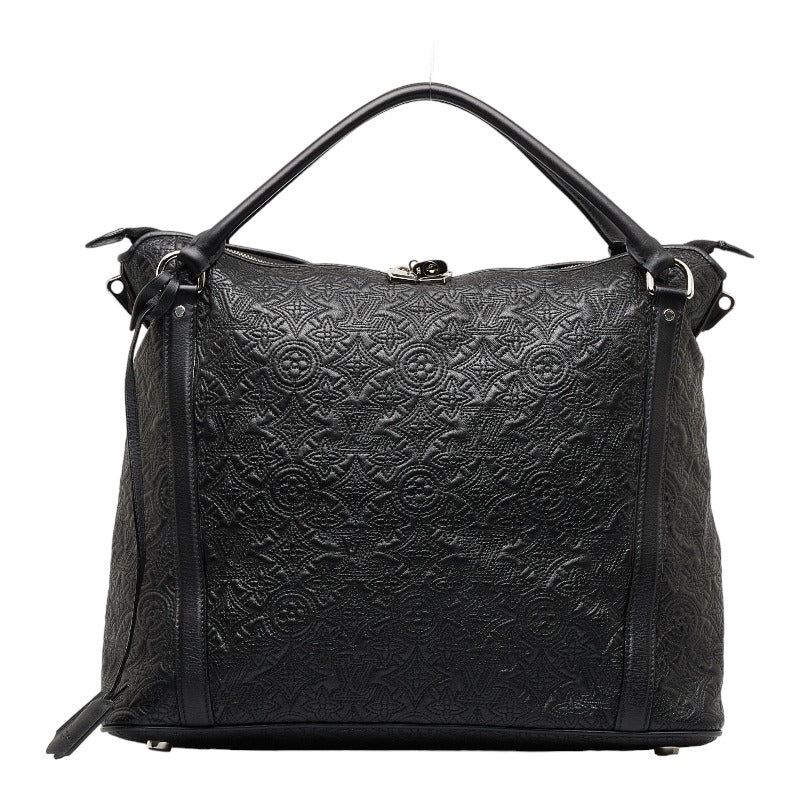 Louis Vuitton Louis Vuitton Monogram Antia M97071 Bag Leather Noir Black