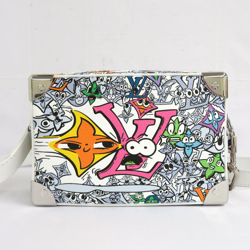 Louis Vuitton M82008 Monogram Comic 2023 Supreme Summer Collection Crossbody White Multicolor Chain Leather Mens
