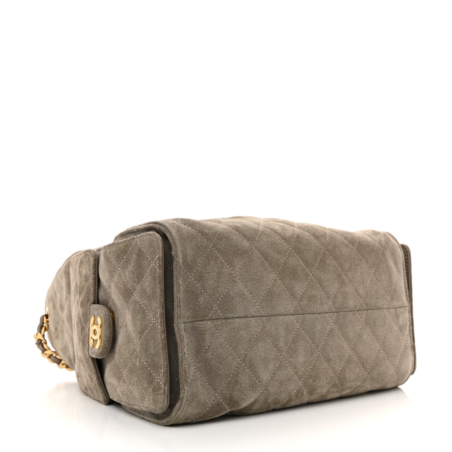 Chanel Suede Quilted Small Chanel 25 Handbag - Rovelle Bags