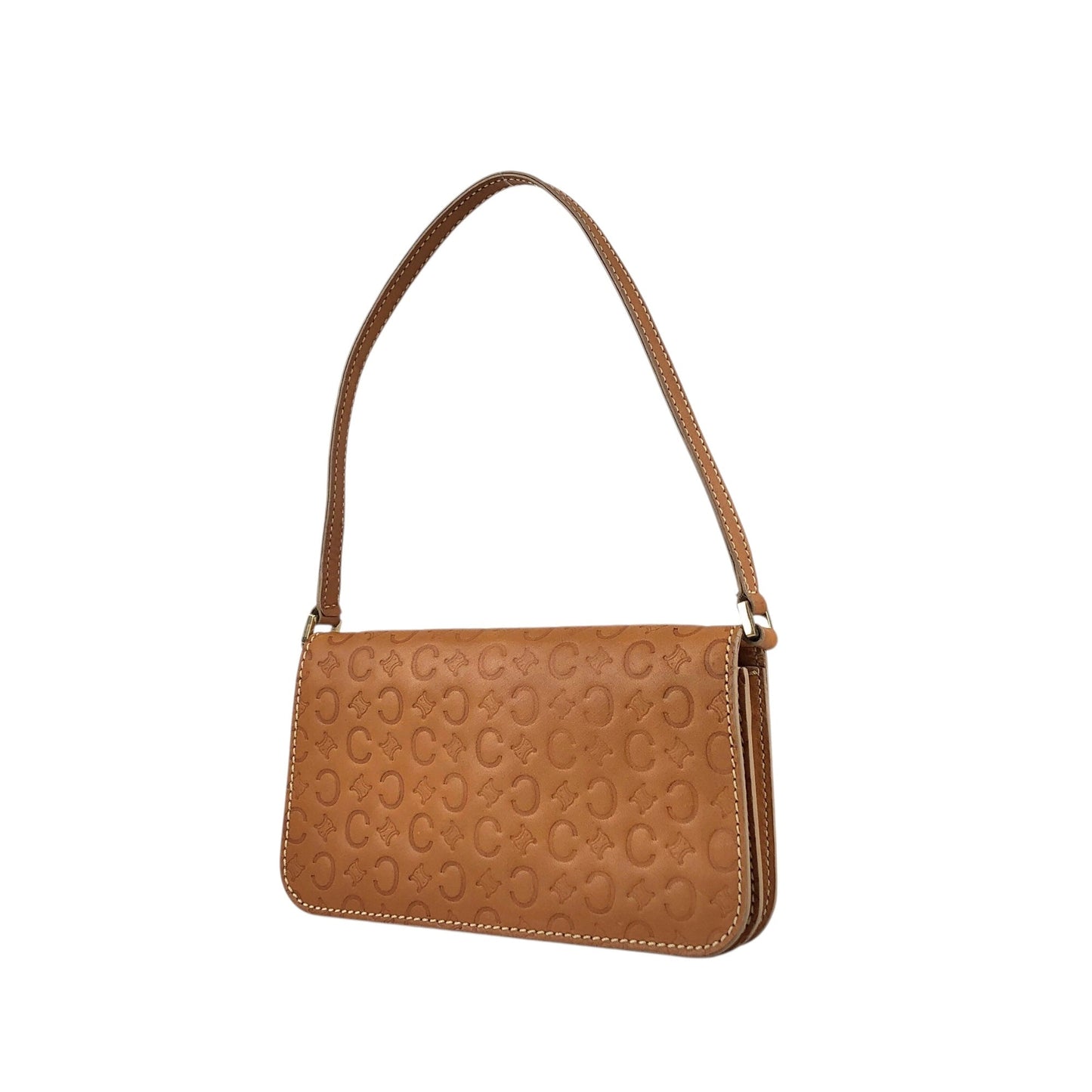 CELINE Shoulder bag Camel endhby