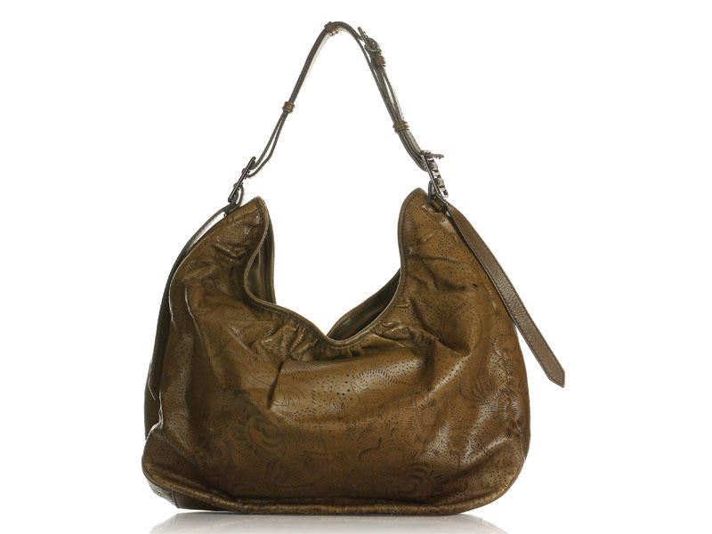 Burberry Perforated Flowers Hobo Bag - Rovelle Bags