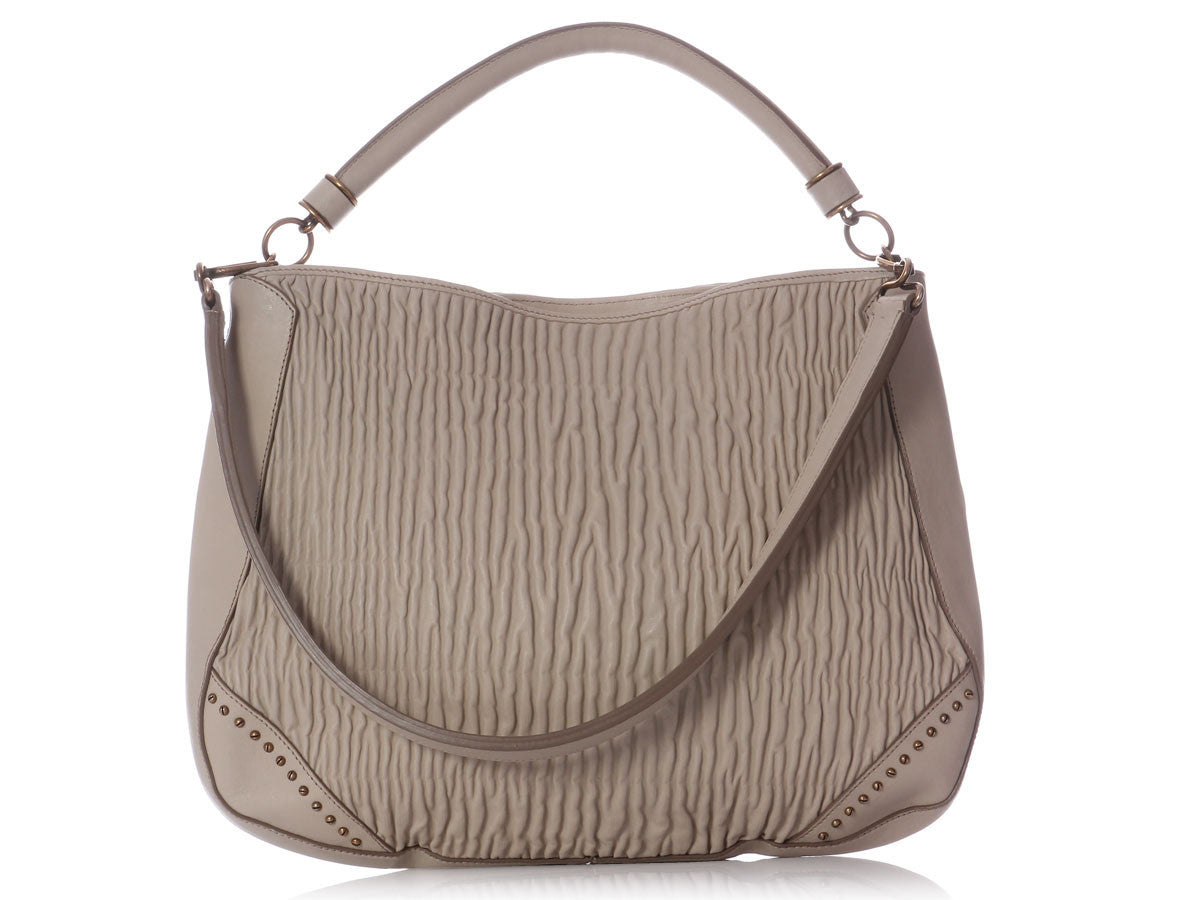 Burberry Taupe Handbags Hobo Bag - Rovelle Bags