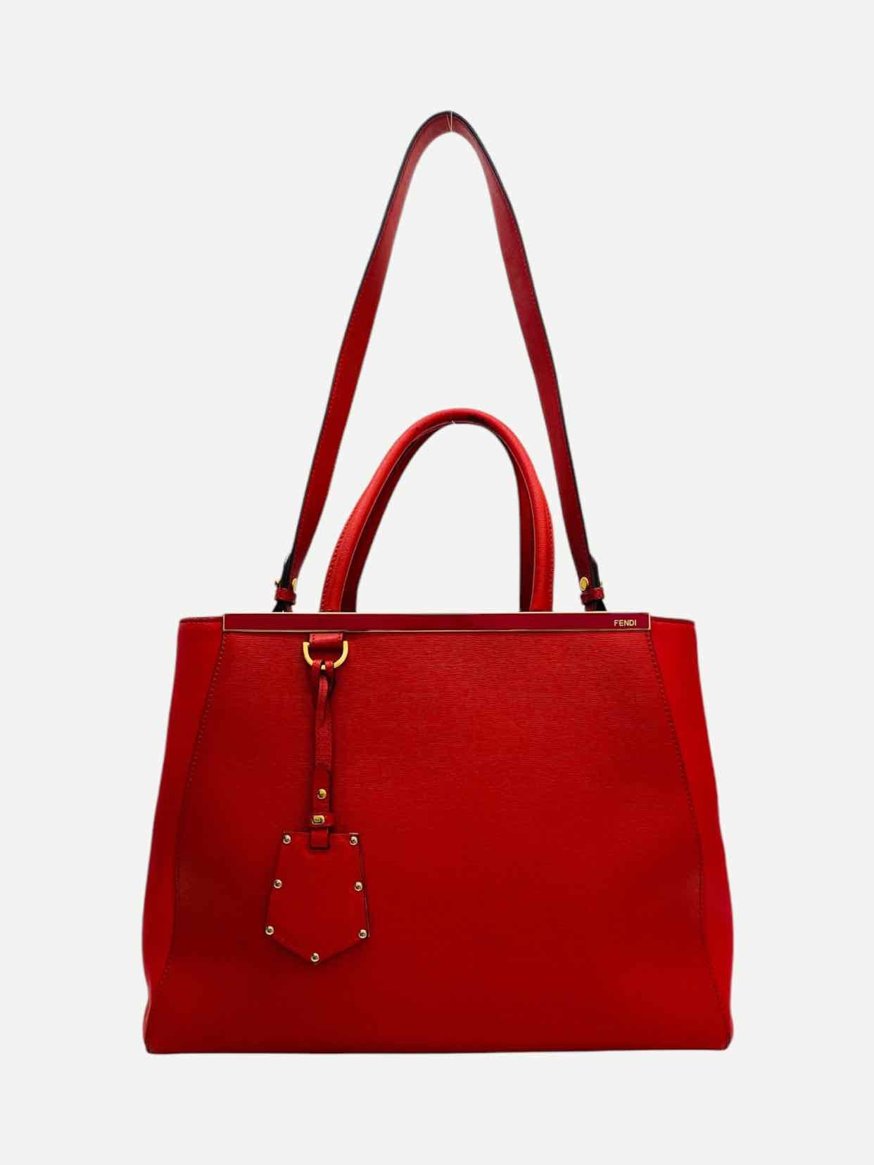 FENDI 2Jours Red Top Handle