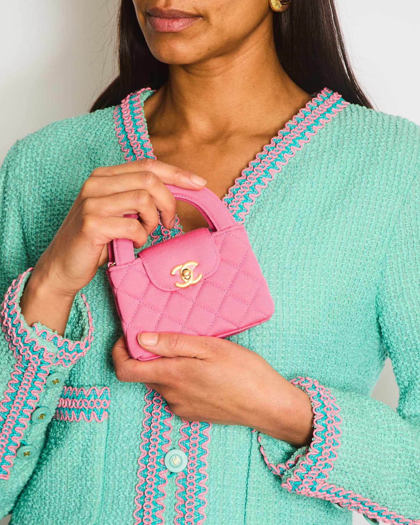Chanel *RARE* Chanel Pink Nano Mini Handbag - Rovelle Bags