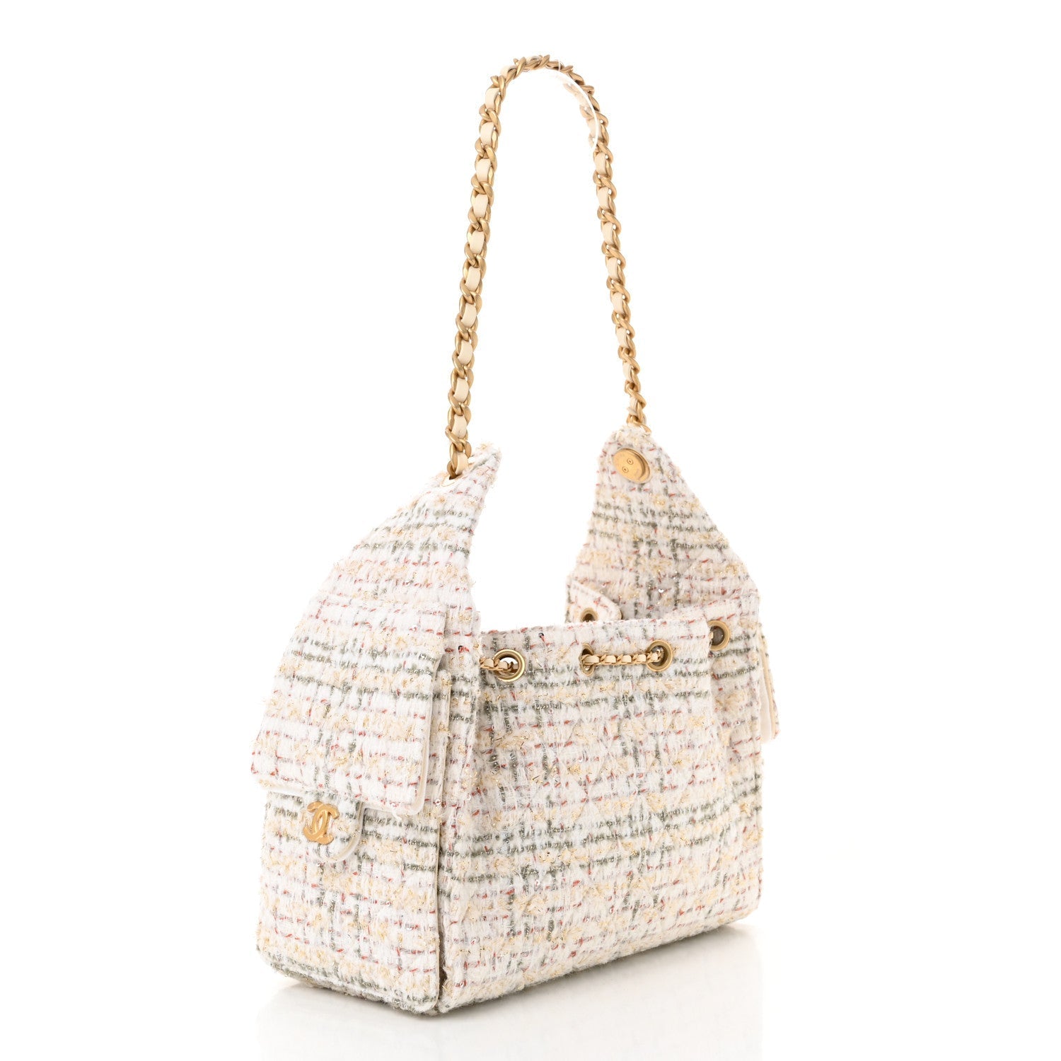 Chanel Tweed Quilted Small Chanel 25 Handbag - Rovelle Bags