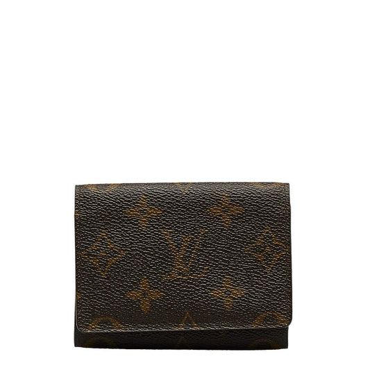 Louis Vuitton Monogram Amverop Cult du Visit Cardcase M62920 Brown PVC Leather Ladies Louis Vuitton