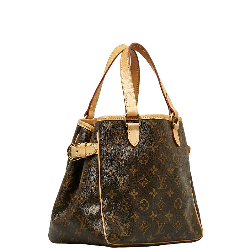Louis Vuitton Monogram Batignol Handbag M51156 Brown PVC Leather Louis Vuitton