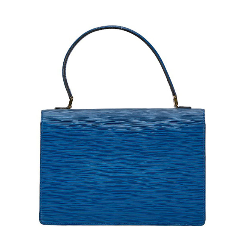 Louis Vuitton Epi Concorde Handbag M52135 Tread Blue Leather Louis Vuitton
