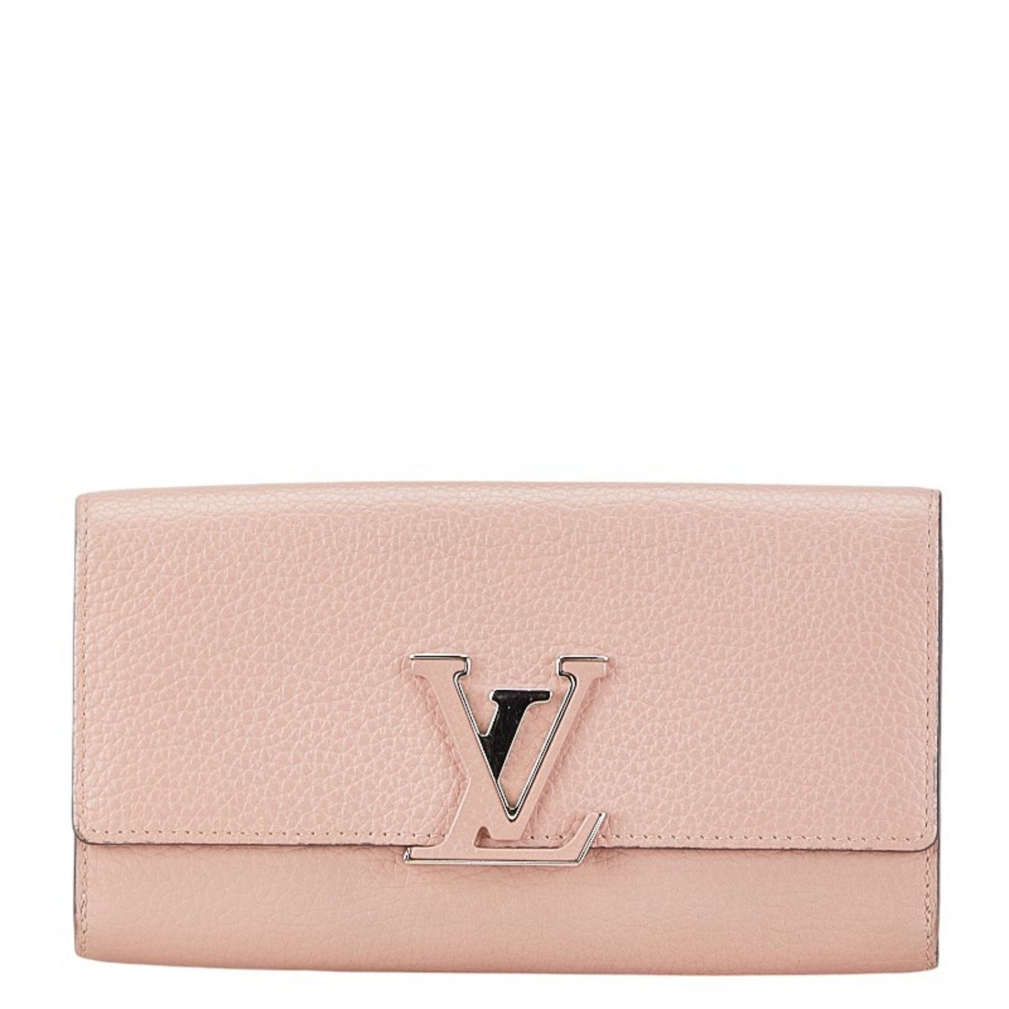 Louis Vuitton Leather Long Wallet (Bi-Fold)