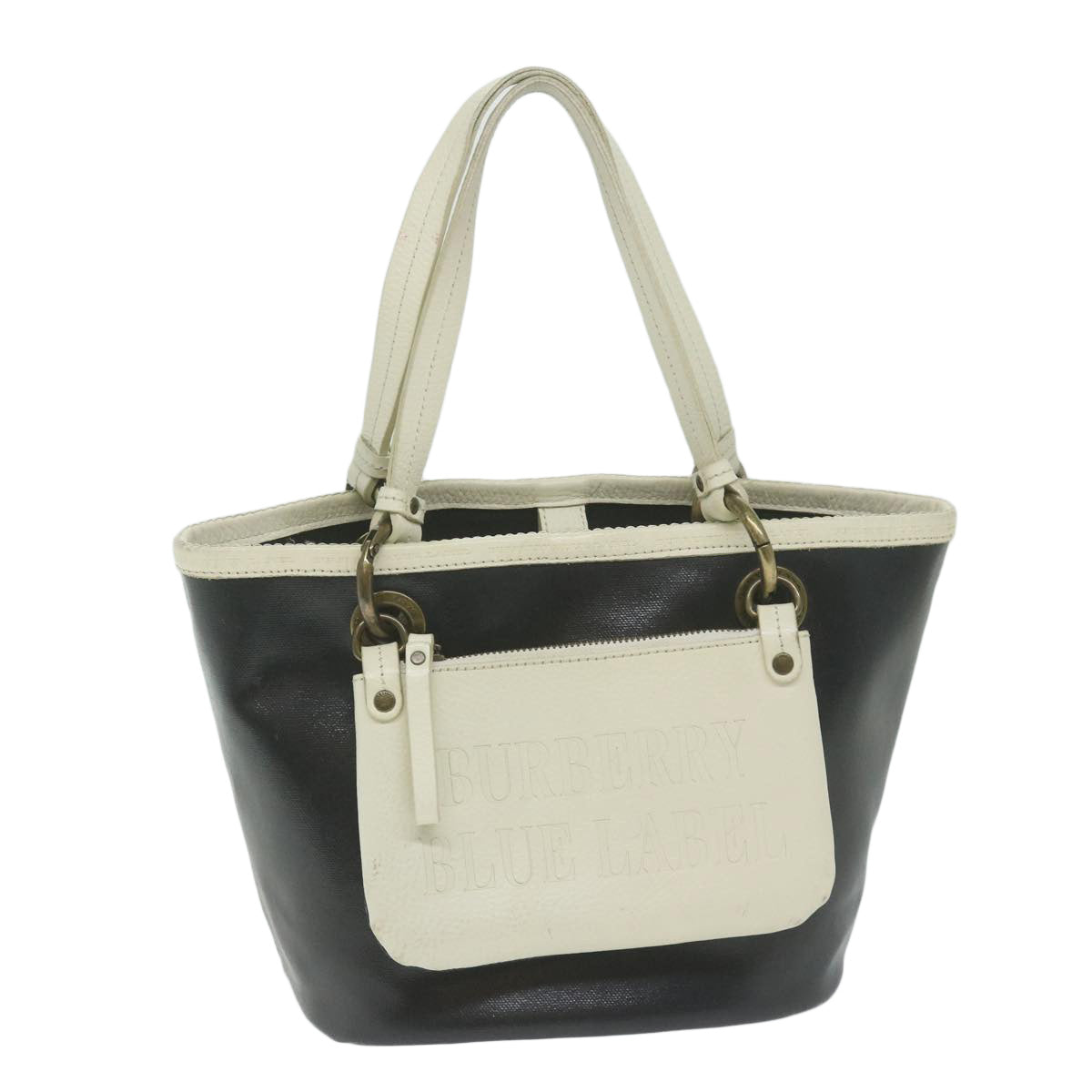 Burberry Label Coated Handbag - Rovelle Bags