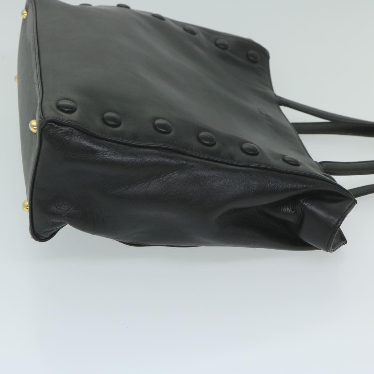 Luxury CELINE Tote Bag Leather Black 11451