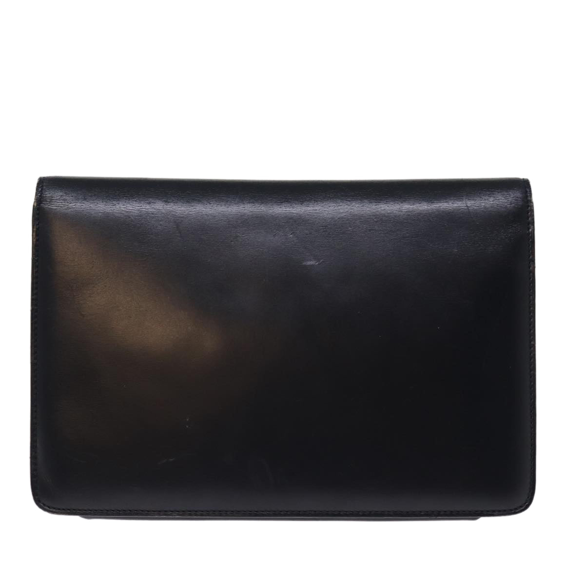 Luxury CELINE Clutch Bag Leather Black 14709