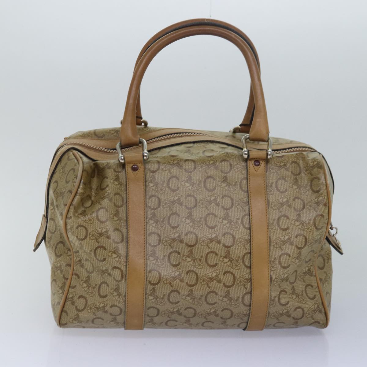 Luxury CELINE Macadam Canvas C Macadam Canvas Shoulder Bag 4Set Beige Navy 14874