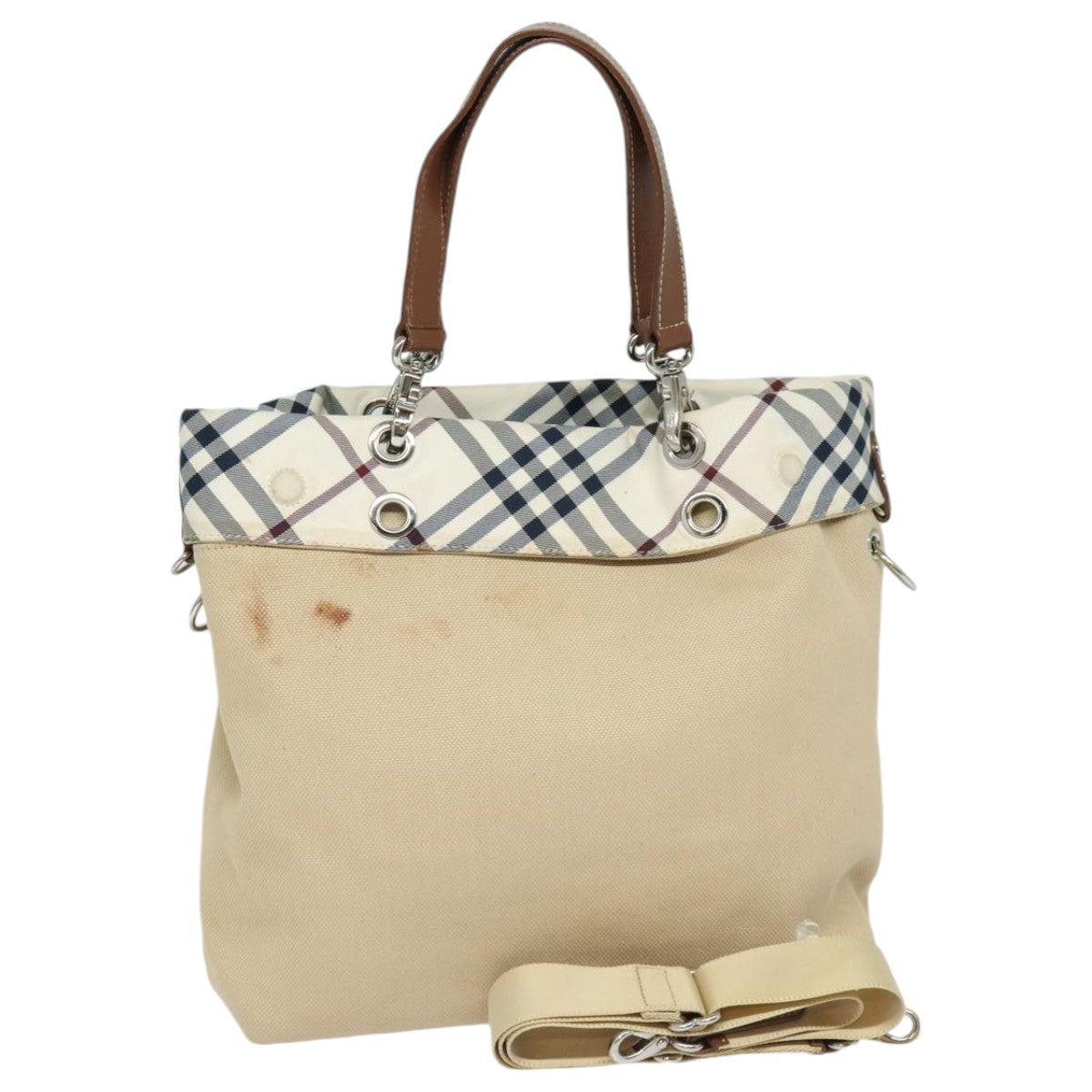 Burberry Check Tote - Rovelle Bags