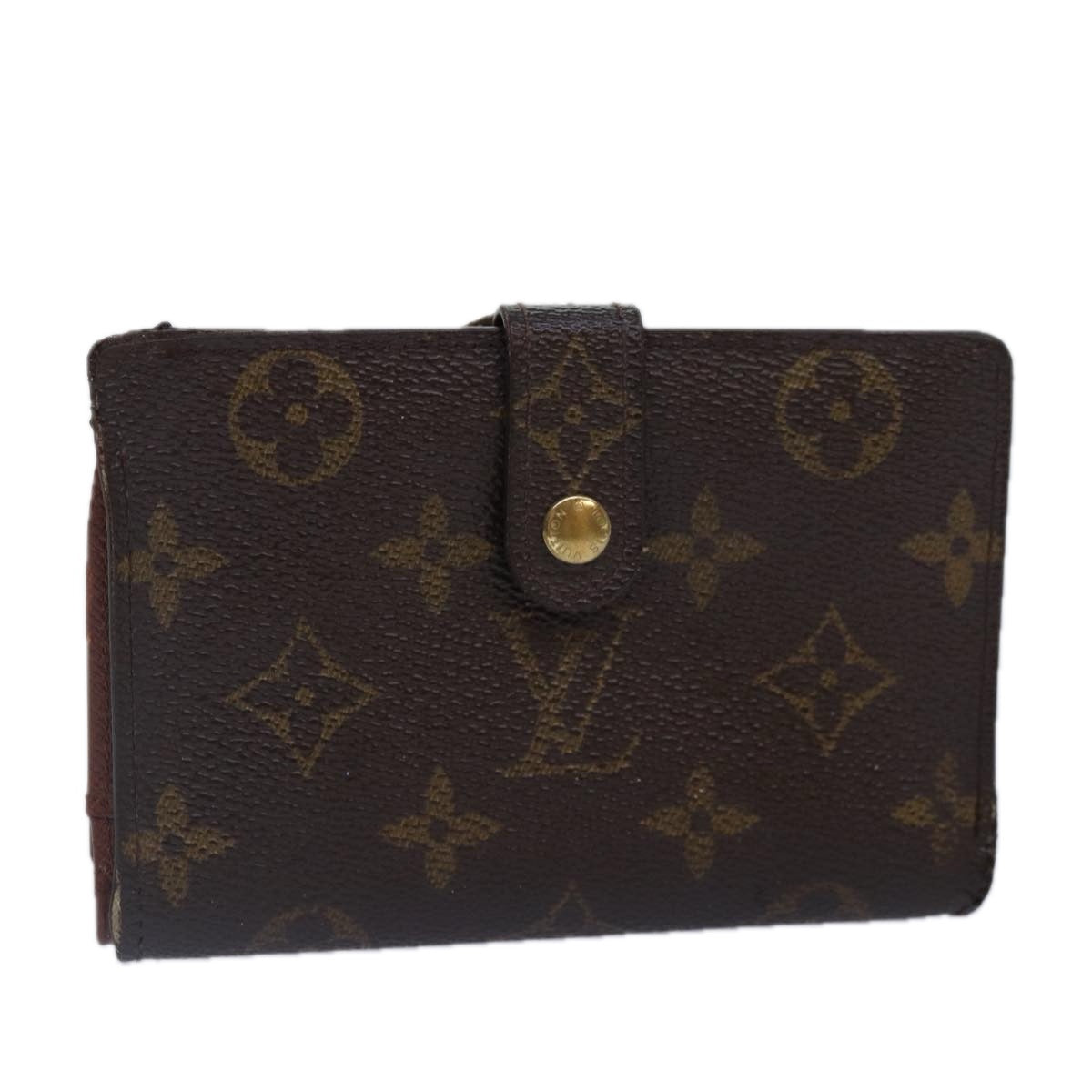 LOUIS VUITTON Monogram Porte Monnaie Billets Viennois Wallet M61663 Auth bs17090