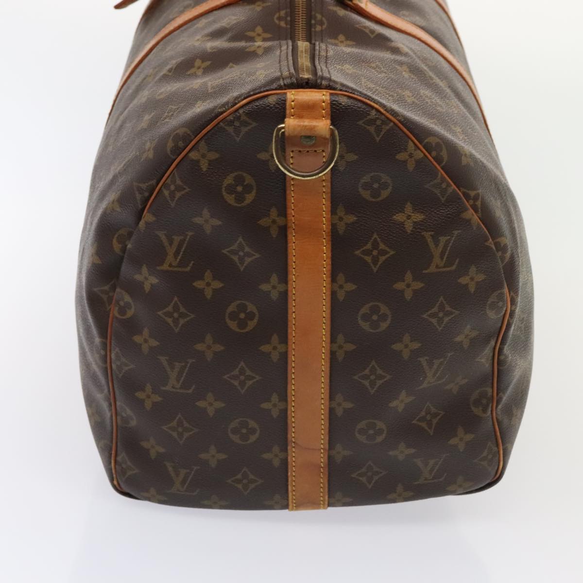LOUIS VUITTON Monogram Keepall Bandouliere 55 Boston Bag M41414 LV Auth bs17279
