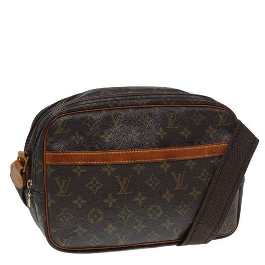 LOUIS VUITTON Monogram Reporter PM Shoulder Bag M45254 LV Auth bs17523