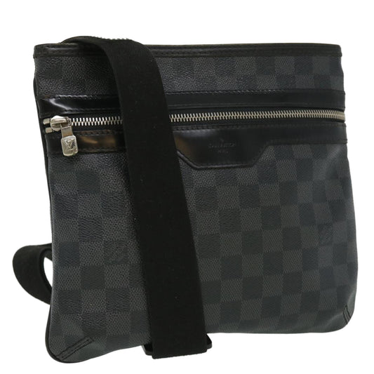 LOUIS VUITTON Damier Graphite Thomas Shoulder Bag N58028 LV bs2399