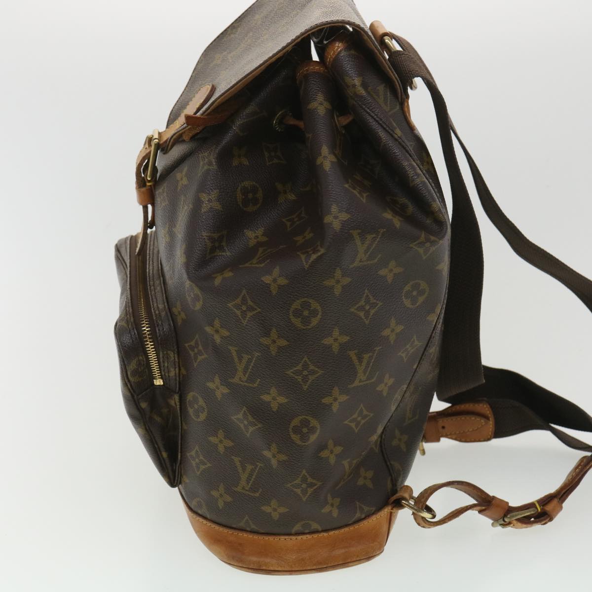 LOUIS VUITTON Monogram Montsouris GM Backpack M51135 LV Auth bs4012