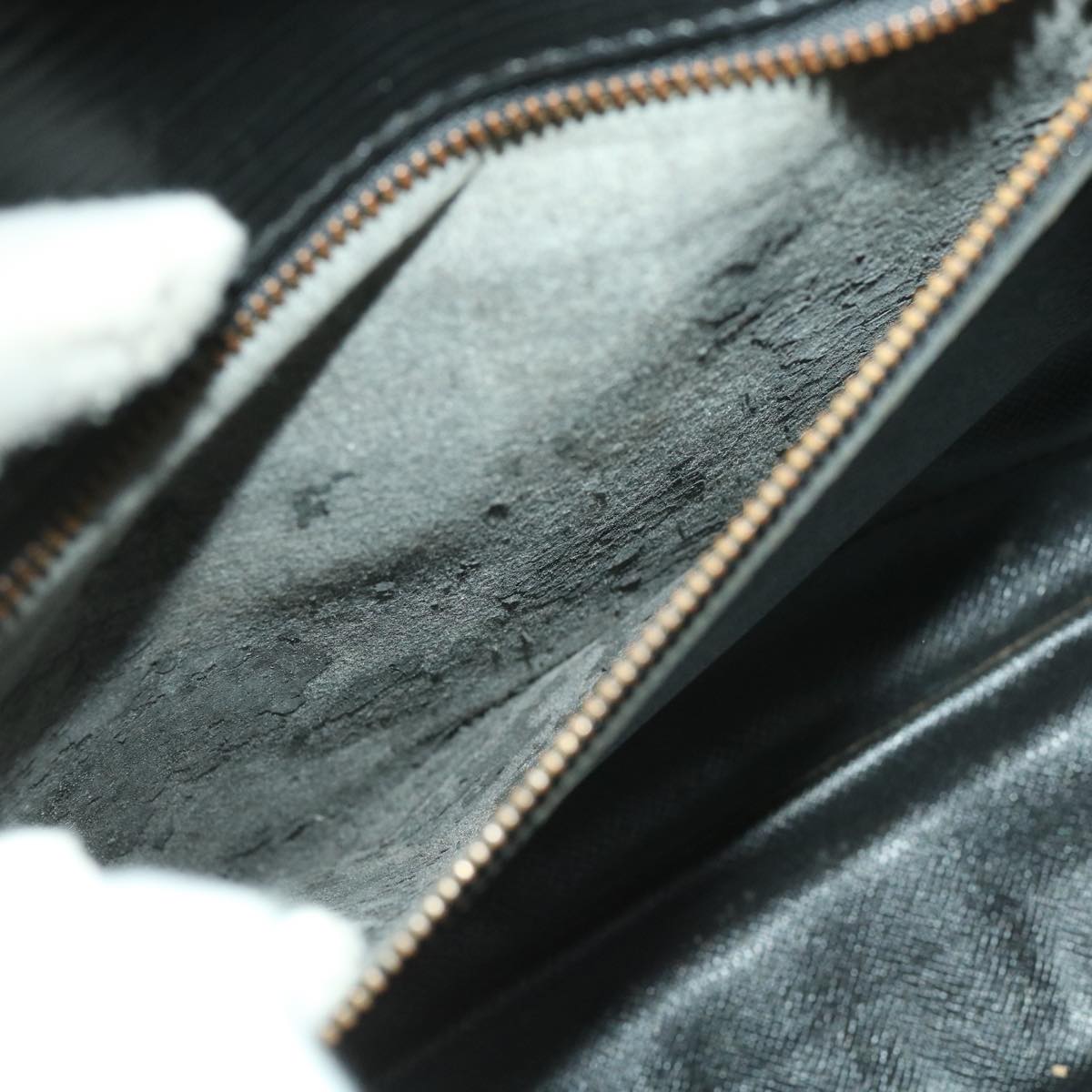 LOUIS VUITTON Epi Monceau Hand Bag 2way Black M52122 LV bs4252
