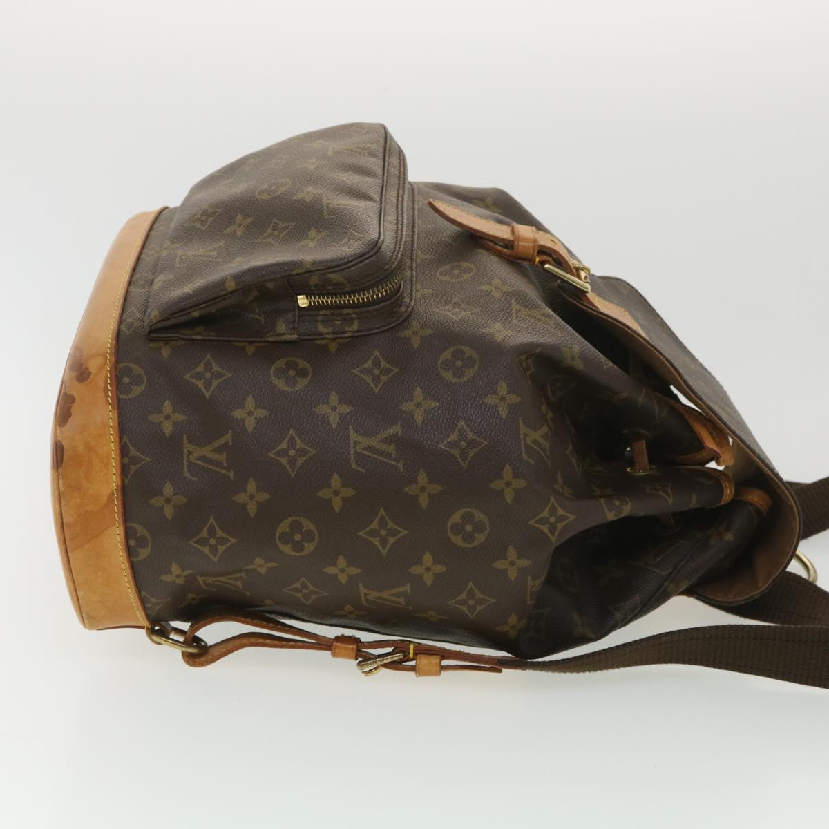 LOUIS VUITTON Monogram Montsouris GM Backpack M51135 LV Auth bs4455