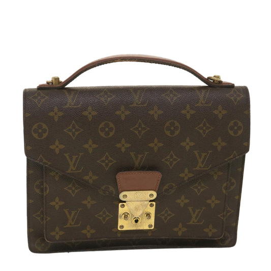 LOUIS VUITTON Monogram Monceau 28 Hand Bag 2way M51185 LV bs4604