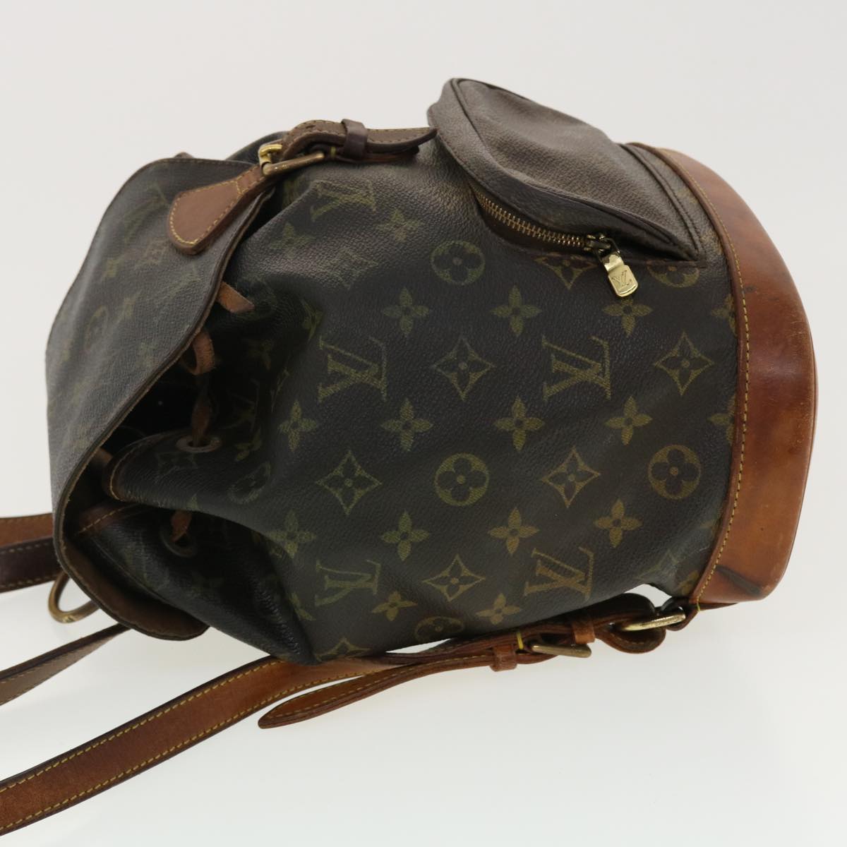 LOUIS VUITTON Monogram Montsouris MM Backpack M51136 LV Auth bs4942