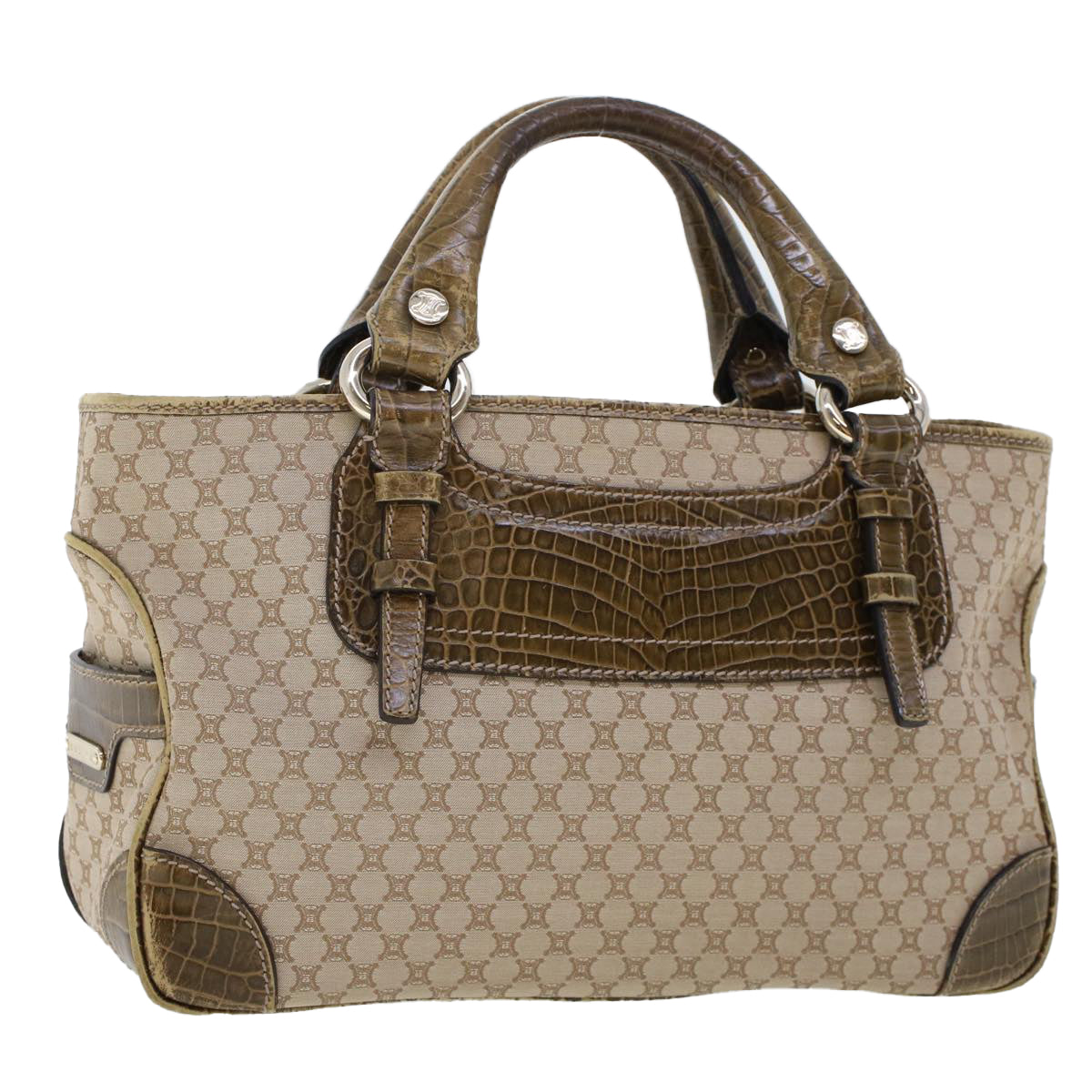 Luxury CELINE Macadam Canvas Boogie Bag Hand Bag Beige WC-ST-0068 5785