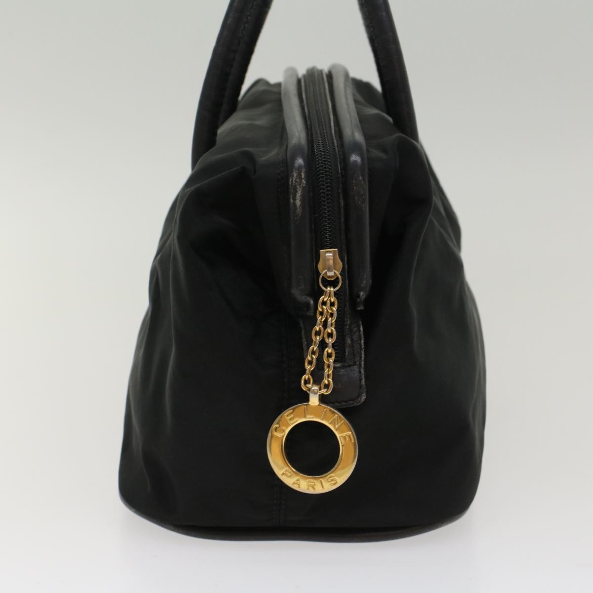 Luxury CELINE Shoulder Bag Nylon Black 6872