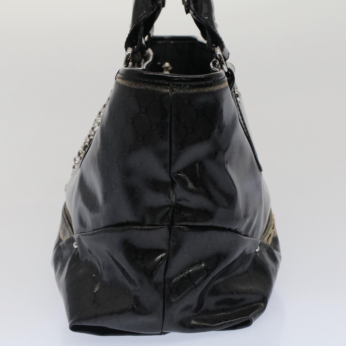Luxury CELINE Hand Bag Coated Canvas Black 7601