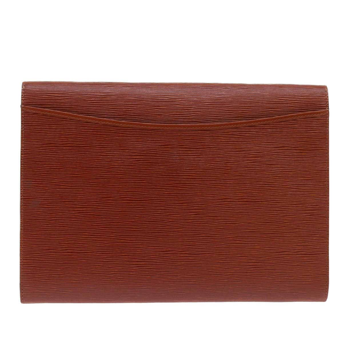 LOUIS VUITTON Epi Volga Briefcase Brown LV Auth bs8232