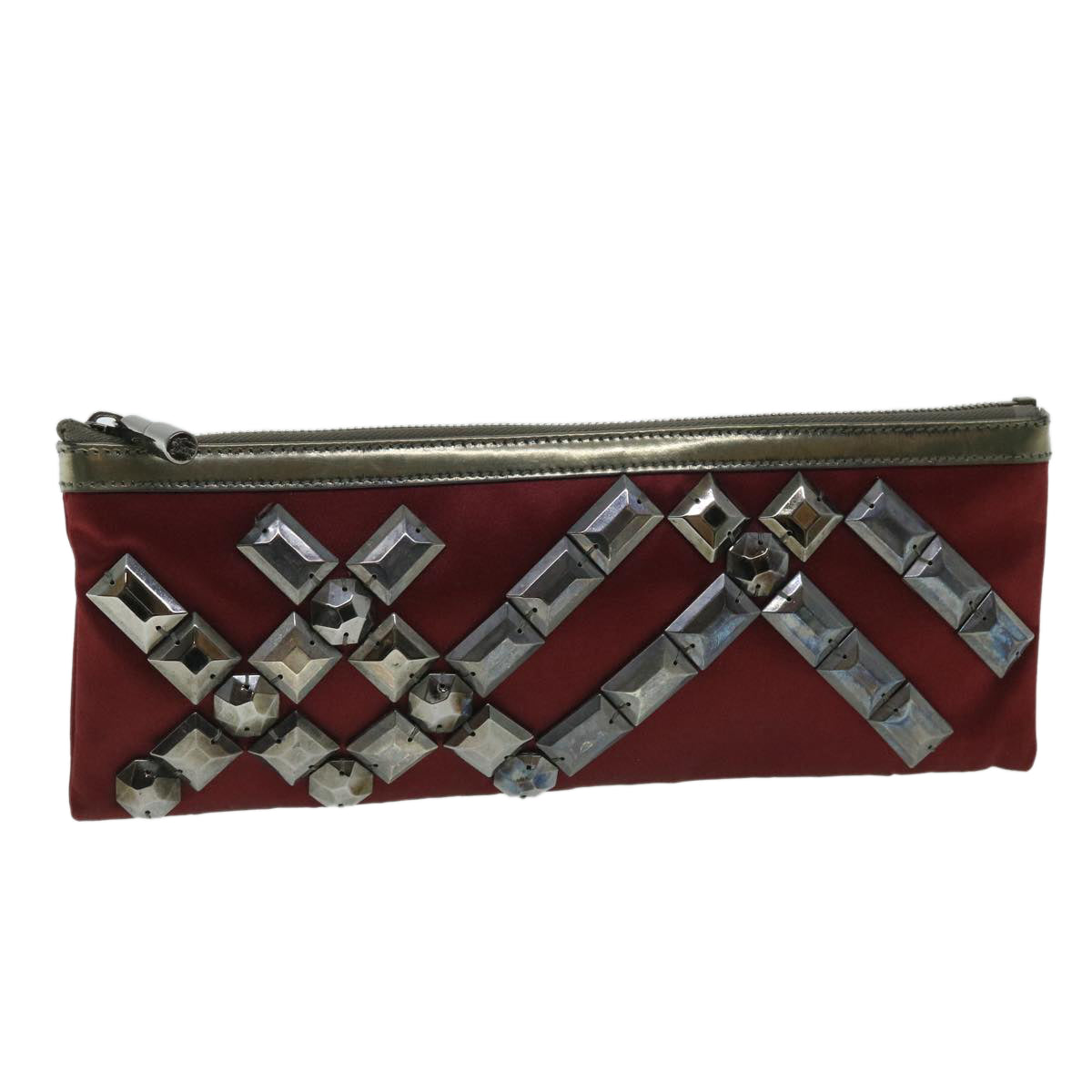 Burberry Satin Auth Clutch Bag - Rovelle Bags