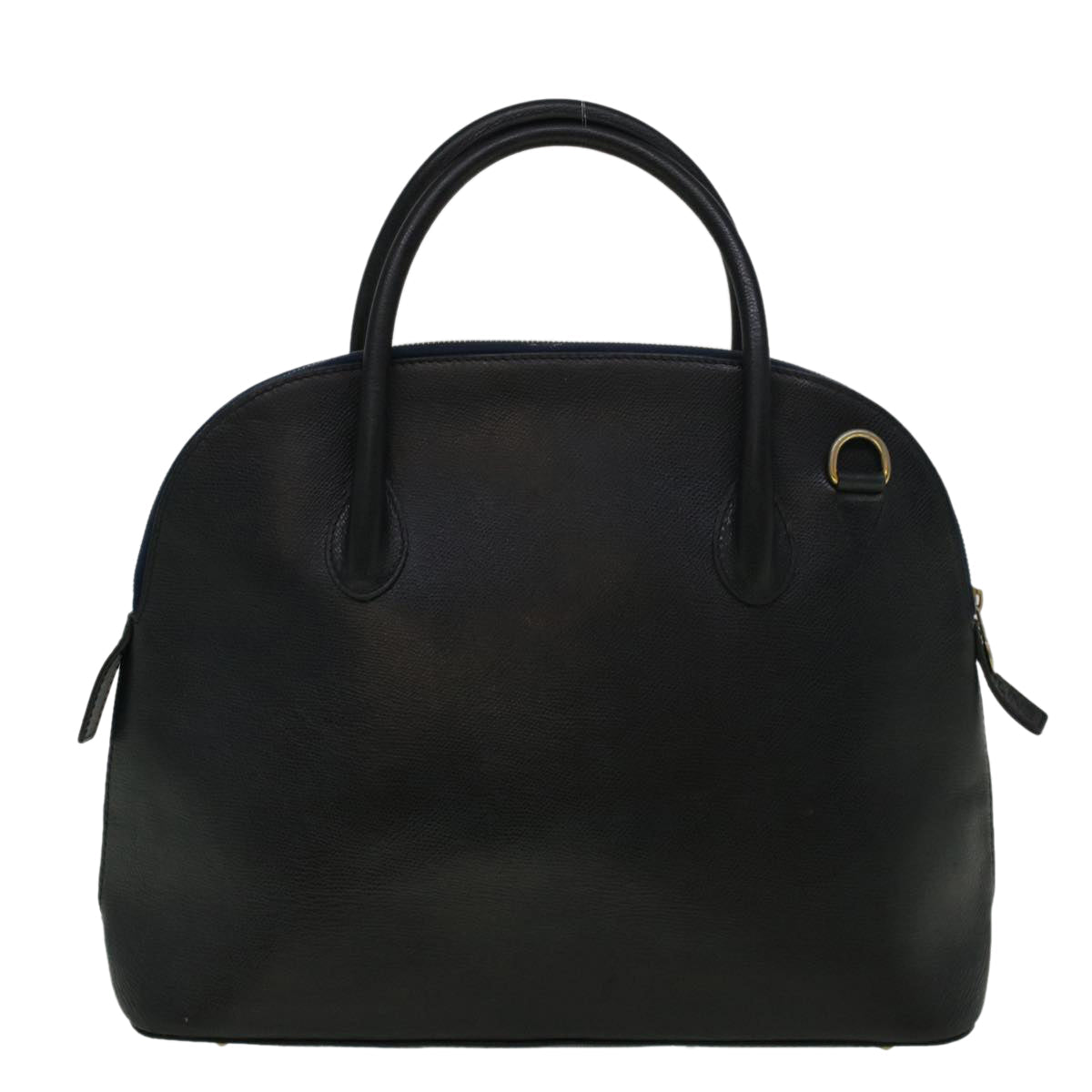 Luxury CELINE Hand Bag Leather Navy 9343