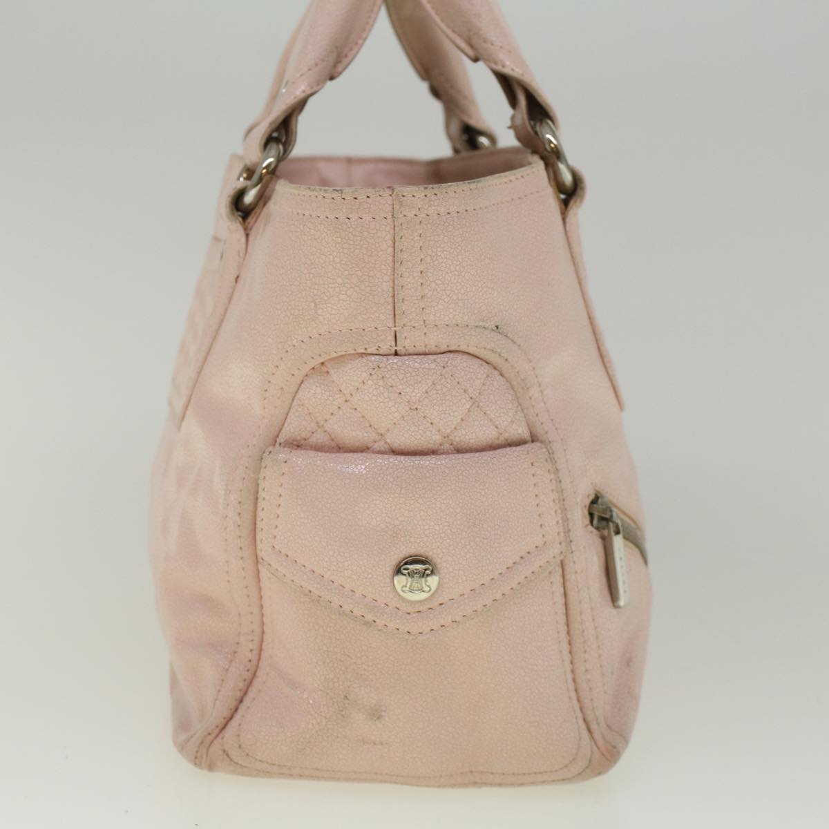 Luxury CELINE Hand Bag Leather Pink 9529
